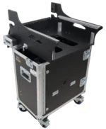 ProX flight case for Allen Heath SQ5 mixer with hydraulic lifting mechanism and flip-ready design