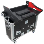 ProX hydraulic lifting case for Allen Heath SQ7 mixer console with flip-ready design and retractable handles