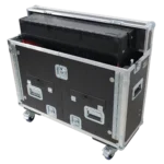 ProX hydraulic lifting case for Allen Heath SQ7 mixer console in professional studio environment