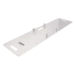 ProX aluminum base plate 12 by 48 inches for F34 truss goal post systems front view
