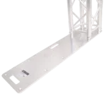 ProX 12 by 48 inch aluminum base plate for F34 truss goal post systems side profile