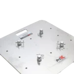 ProX 24 inch aluminum base plate with conical connectors for F34 trussing systems