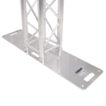 ProX aluminum base plate 12 by 48 inches for F34 truss goal post systems side view