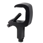 ProX aluminum C-clamp truss connector with 330 lbs capacity, black finish, side profile view