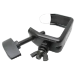 ProX aluminum C style M10 clamp with flat thumbscrew for 2 inch truss tube, black finish