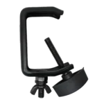 ProX aluminum C style M10 clamp mounted on truss tube in professional stage setup