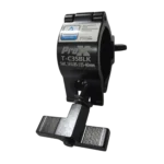 ProX aluminum black mini clamp stage truss lighting stand side view showing adjustable knob and tube grip mechanism