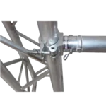 ProX Aluminum Pro M10 clamp with half-conical connector for 2-inch truss tube, close-up detail view