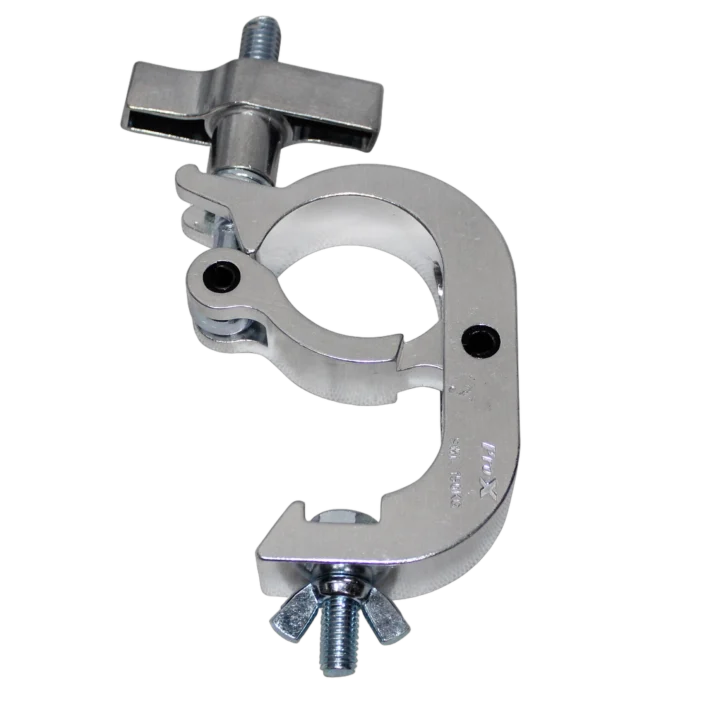 ProX aluminum pro slim hook style M10 clamp with big wing knob for 2 inch truss tube