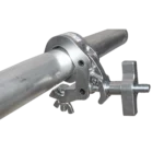 ProX aluminum self-locking M10 clamp with big wing knob rear panel showing locking mechanism