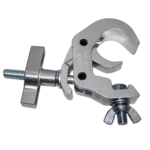 ProX aluminum self-locking M10 clamp with big wing knob mounted on 2-inch truss tube