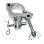 ProX Aluminum Side Entry Pro M10 truss clamp with half conical design and M10 bolt mechanism