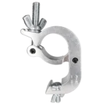 ProX aluminum pro slim hook style clamp for 2 inch truss tube with 330 lbs capacity detail view