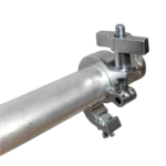 ProX aluminum slim hook M10 clamp with big wing knob for two inch truss tube, 330 lbs capacity