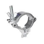 ProX aluminum slim M10 O-clamp for 2-inch truss tube showing clamping mechanism detail