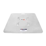 ProX 30 inch aluminum 8mm truss base plate with connectors and mounting hardware detail