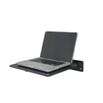 ProX aluminum truss shelf with dual O-style pro clamps mounted on F34 truss, side profile view