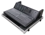 ProX ATA-300 flight case with wheels for Midas M32 digital mixer console, front view
