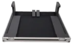 ProX ATA-300 flight case for Midas M32 digital mixer console, side profile showing wheels and handle