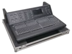 ProX ATA-300 flight case for Midas M32 digital mixer with protective wheels and handles