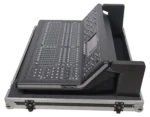 ProX ATA-300 flight case for Midas M32 digital mixer console showing side profile with wheels