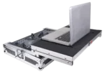 ProX ATA flight case for Pioneer DDJ-FLX4 DJ controller with laptop shelf dimensional specifications diagram