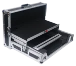 ProX ATA flight case for Pioneer DDJ-FLX4 DJ controller with laptop shelf dimensional specifications diagram