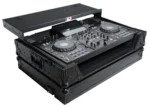 ProX ATA style DJ controller case with integrated laptop shelf and wheels for Pioneer DDJ-REV5