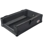 ProX ATA flight case for Pioneer DJM-S7 DJ mixer in black finish, shown in professional studio application setup