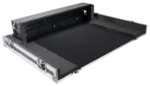 ProX ATA flight case for Allen & Heath AVANTIS digital audio mixer with doghouse compartment and caster wheels