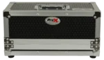 ProX ATA flight case detail showing protective foam interior and hardware for Allen & Heath CQ20B mixer
