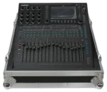ProX ATA flight case for Allen & Heath QU5 digital mixer, showing protective latches and hardware detail