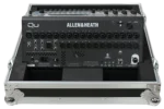 ProX ATA flight case for Allen & Heath QU5 digital mixer console, side profile showing protective exterior