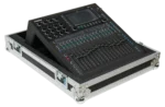 ProX ATA flight case for Allen & Heath QU5 digital mixer console showing reinforced side panel and handles