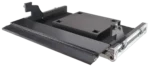 ProX ATA flight case for Behringer WING digital mixer with doghouse compartment and caster wheels dimensional diagram