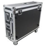 ProX ATA flight case for Behringer WING digital mixer with doghouse compartment dimensional diagram specifications