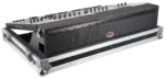 ProX ATA flight case for Behringer WING digital audio mixer with doghouse compartment and caster wheels