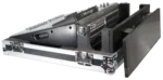 ProX ATA flight case with Behringer X32 Compact mixer positioned in doghouse compartment setup