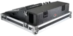 ProX ATA flight case for Behringer X32 Compact mixer with doghouse compartment and caster wheels