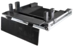 ProX ATA flight case for Behringer X32 Compact mixer with doghouse compartment dimensional diagram and specifications