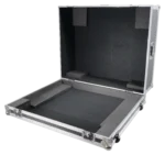ProX ATA flight case for Behringer X32 mixer with heavy-duty wheels and protective latches