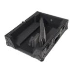 ProX black ATA flight case for Pioneer CDJ-3000X DJ media player showing dimensional specifications and measurements