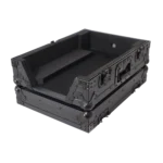 ProX black ATA flight case for Pioneer CDJ-3000X DJ media player, heavy-duty latch and corner protection detail