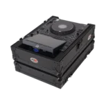 ProX black ATA flight case for Pioneer CDJ-3000X DJ media player showing rear panel connections and handles
