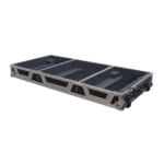 ProX ATA flight case with wheels designed for Pioneer CDJ 3000 and DJM A9 mixer equipment storage