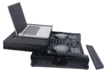 ProX ATA flight case for Pioneer DDJ-FLX4 DJ controller with laptop shelf dimensional specifications diagram