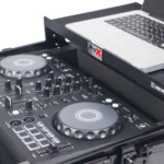 ProX ATA flight case for Pioneer DDJ-FLX4 DJ controller with laptop shelf dimensional specifications diagram