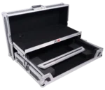 ProX ATA flight case for Pioneer DDJ-REV1 DJ controller with laptop shelf dimensional diagram specifications