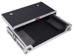 ProX ATA flight case for Pioneer DDJ-REV1 DJ controller with integrated laptop shelf in professional studio setup