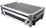 ProX ATA style flight case for Pioneer DDJ-REV7 DJ controller showing hardware detail and construction